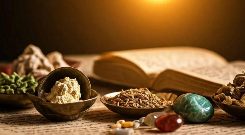 Traditional Ayurvedic herbs, medicines and texts